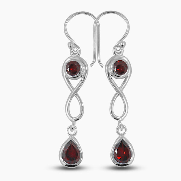 Amethyst Silver Earrings