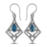 Blue Topaz Earrings