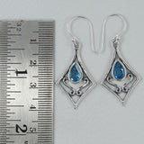 Blue Topaz Earrings