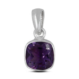 925 Sterling Silver Amethyst Pendant