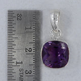 925 Sterling Silver Amethyst Pendant