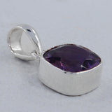 925 Sterling Silver Amethyst Pendant