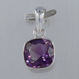 925 Sterling Silver Amethyst Pendant