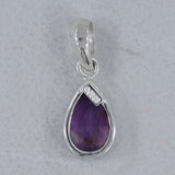 925 Sterling Silver Amethyst Pendant