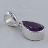 925 Sterling Silver Amethyst Pendant