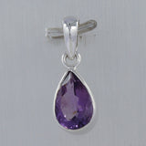 925 Sterling Silver Amethyst Pendant