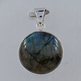 925 Sterling Silver Labradorite Pendant