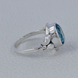 Natural Citrine Silver Rings