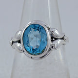 Natural Citrine Silver Rings