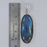 925 Sterling Silver Labradorite Pendant