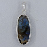 925 Sterling Silver Labradorite Pendant