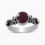 925 Sterling Silver Ruby Rings