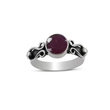 925 Sterling Silver Ruby Ring