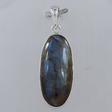 925 Sterling Silver Labradorite Pendant