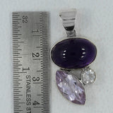 Amethyst 925 Silver Pendant