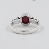 925 Sterling Silver Ruby Ring