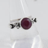 Genuine Ruby 925 Sterling Silver Ring