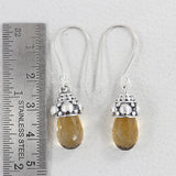 Citrine Silver Earrings