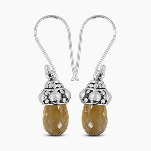 Citrine Silver Earrings