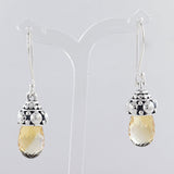 Citrine Silver Earrings