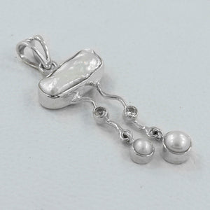 925 Sterling Silver Pearl Pendants