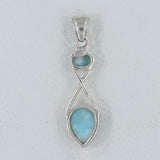 Mohave Turquoise Silver Pendant