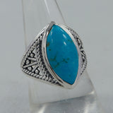 Natural Rainbow Moonstone Silver Ring