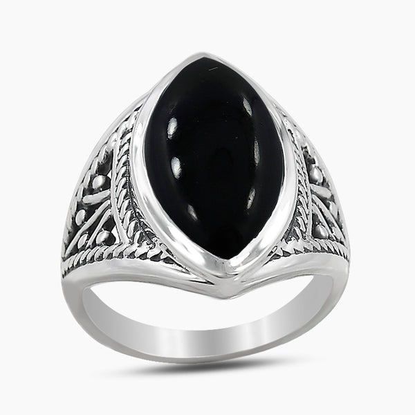 Natural Rainbow Moonstone Silver Rings