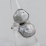 Natural Freshwater Pearl Silver Ring