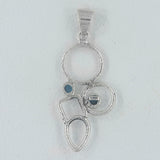 Blue Topaz 925 Silver Pendant