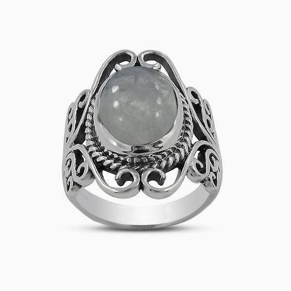 Labradorite Silver Rings