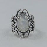 Labradorite Silver Ring