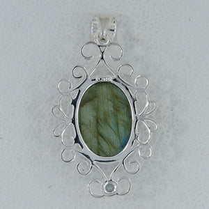 925 Sterling Silver Labradorite Pendants