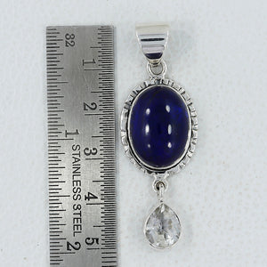 925 Sterling Silver Lapis Lazuli Pendants