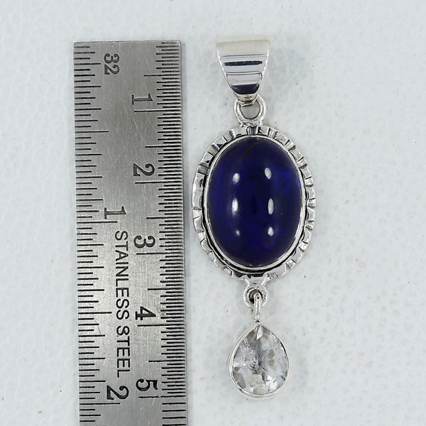 925 Sterling Silver Lapis Lazuli Pendants