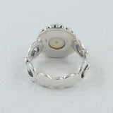 925 Starling Silver Dendritic Opal Ring