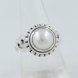 925 Starling Silver Dendritic Opal Ring