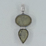 Golden Pyrite 925 Silver Pendant