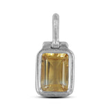 925 Sterling Silver Crystal Pendant