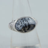 Dendritic Opal Silver Ring