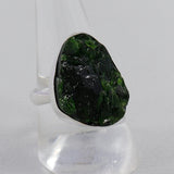 925 Silver Chrome Diopside Rings