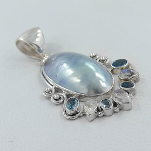 925 Silver Osmania Pearl Pendants
