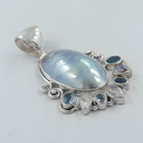 Osmania Pearl Silver Pendant