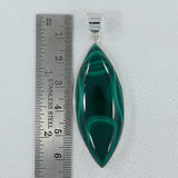 925 Sterling Silver Malachite Pendants