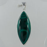 925 Sterling Silver Malachite Pendants