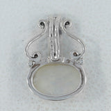 925 Silver Abalone Shell Pendant