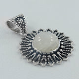 925 Sterling Silver Larimar Pendant