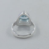 Blue Topaz Silver Ring