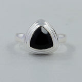 925 Starling Silver Black Onyx Ring