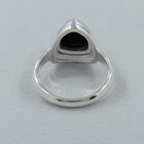 925 Starling Silver Black Onyx Ring